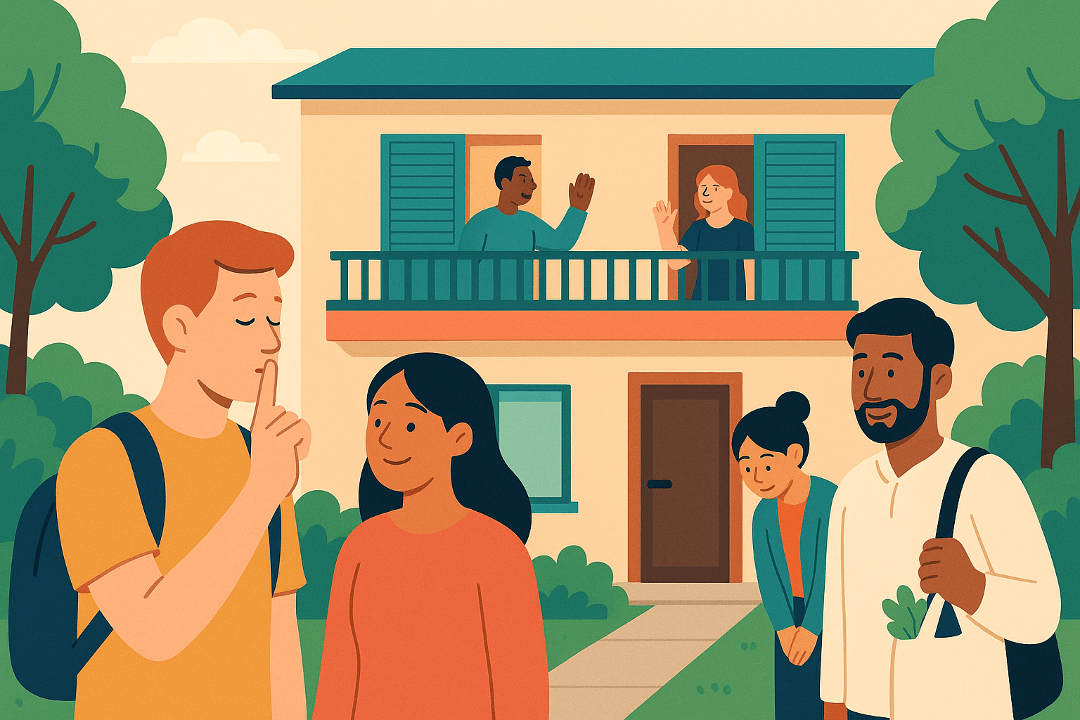 มารยาทในการพักอาศัยในอพาร์ตเมนต์ญี่ปุ่นสำหรับชาวต่างชาติ: ช่วงเวลาที่ต้องรักษาความเงียบสงบ และเพื่อนบ้าน