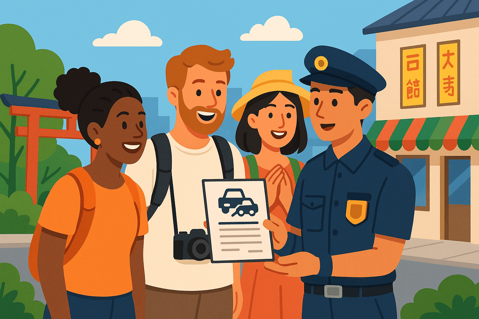 일본 출국 전, 교통사고 증명서가 필요하신가요?