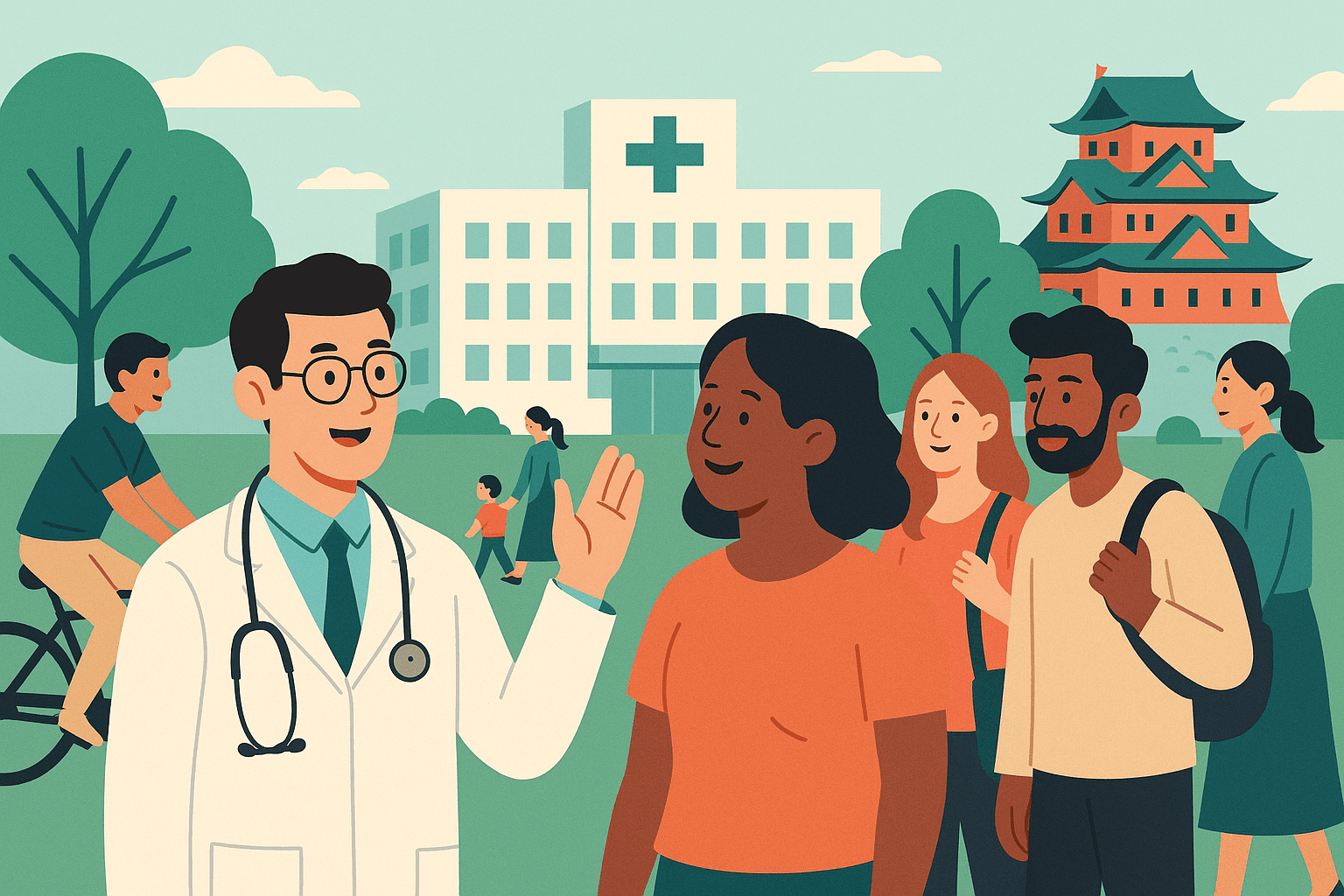 Bác sĩ nói tiếng Anh ở Osaka: Hướng dẫn thực tế