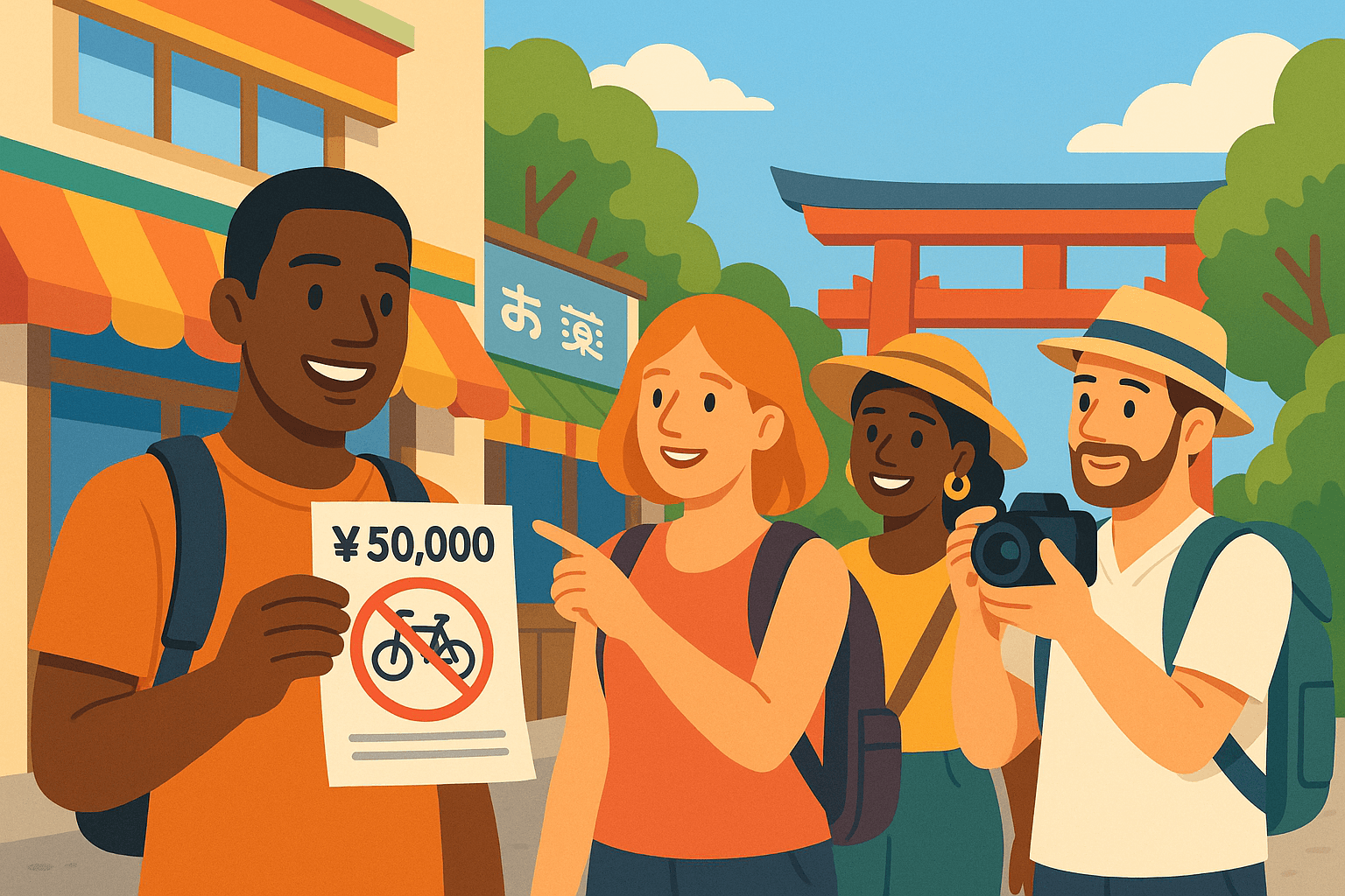 일본의 2026년 자전거 범칙금 7일 이내 납부 방법